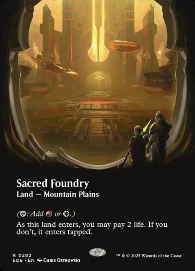 Sacred Foundry EOE-282 Edge of Eternities Magic card