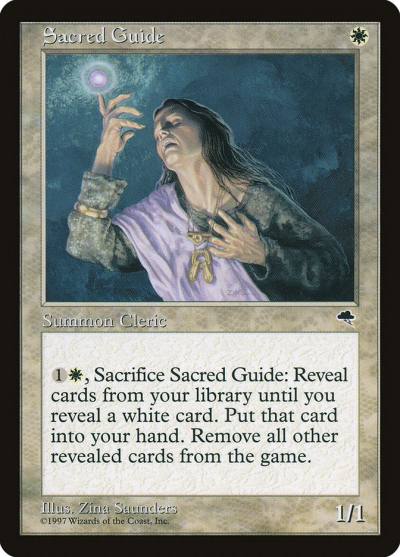 Sacred Guide 38 Tempest Magic card