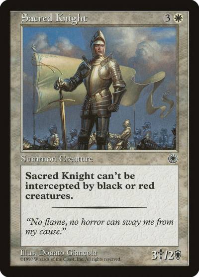 Sacred Knight 24 Portal Magic card