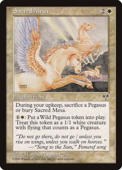 Sacred Mesa MIR-37 Mirage Magic card