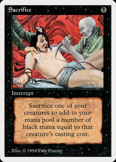 Sacrifice SUM-126 Summer Magic / Edgar Magic card