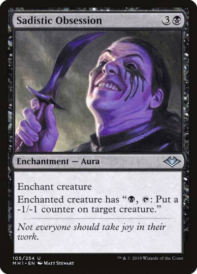 Sadistic Obsession MH1-105 Modern Horizons Magic card