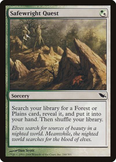 Safewright Quest SHM-240 Shadowmoor Magic card