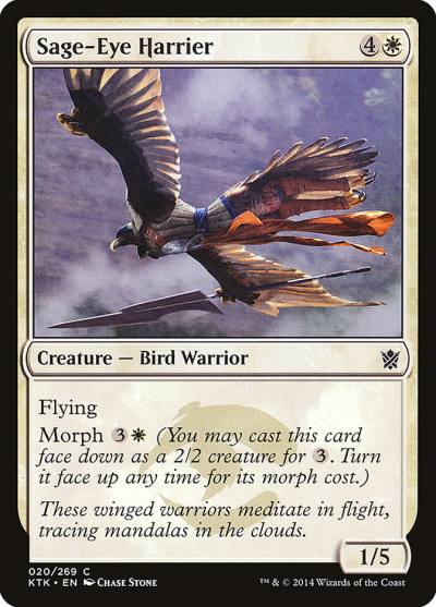 Sage-Eye Harrier 20 Khans of Tarkir Magic card