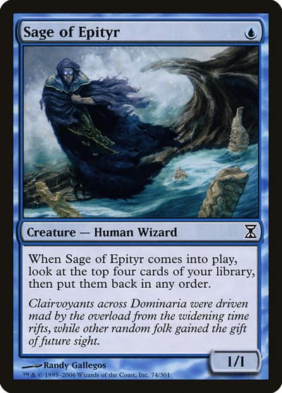 Sage of Epityr 74 Time Spiral Magic card