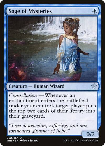 Sage of Mysteries 62 Theros Beyond Death Magic card