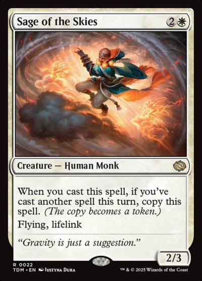 Sage of the Skies TDM-22 Tarkir: Dragonstorm Magic card