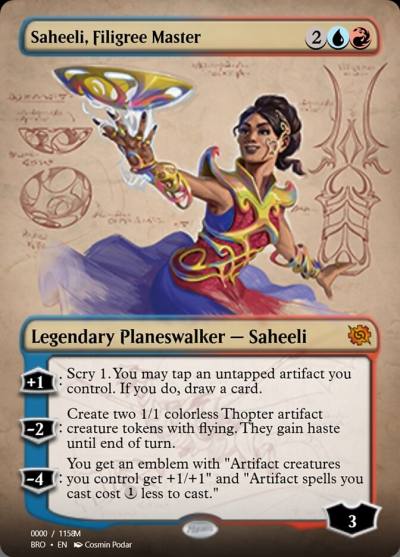 Saheeli, Filigree Master PRM-105612 Magic Online Promos Magic card