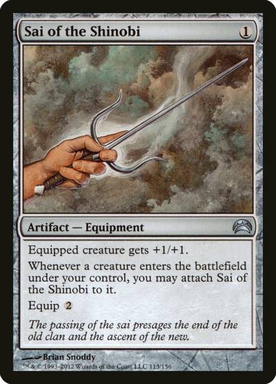 Sai of the Shinobi PC2-113 Planechase 2012 Magic card