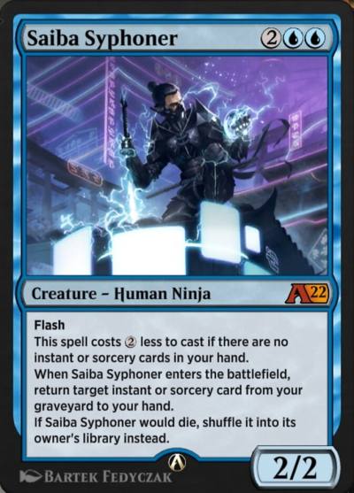 Saiba Syphoner YNEO-11 Alchemy: Kamigawa Magic card
