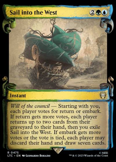 Sail into the West LTC-475 Tales of Middle-earth Commander Magic card