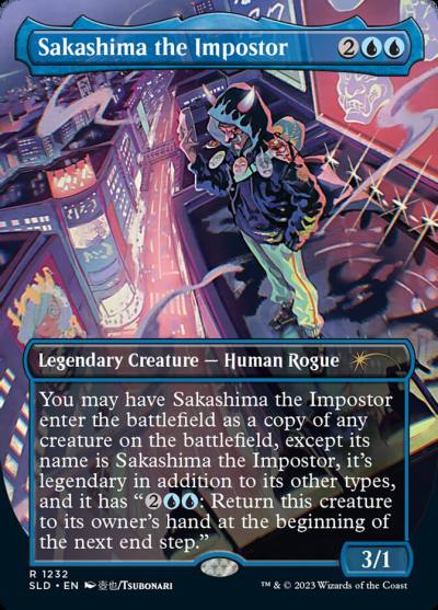 Sakashima the Impostor SLD-1232 Secret Lair Drop Magic card