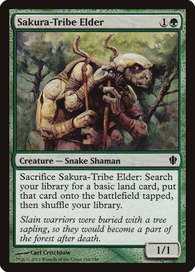Sakura-Tribe Elder C13-168 Commander 2013 Magic card