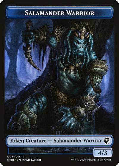 Salamander Warrior TCMR-4 Commander Legends Tokens Magic card