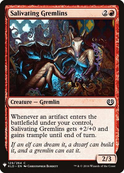 Salivating Gremlins PLST-KLD-129 The List Magic card