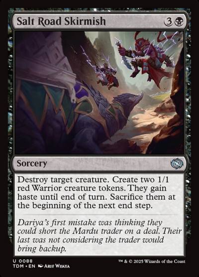 Salt Road Skirmish TDM-88 Tarkir: Dragonstorm Magic card