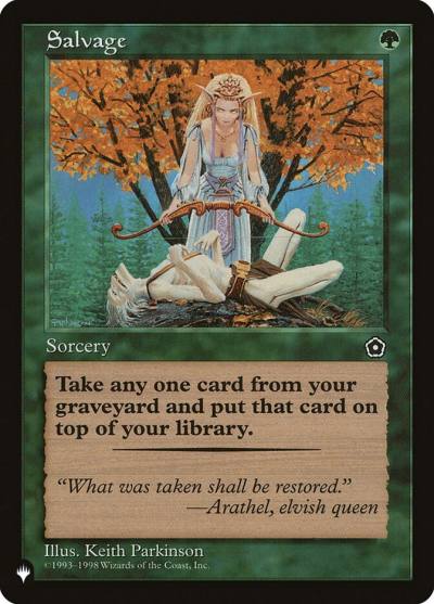 Salvage PLST-P02-145 The List Magic card