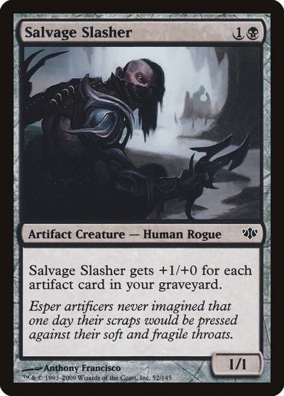Salvage Slasher 52 Conflux Magic card
