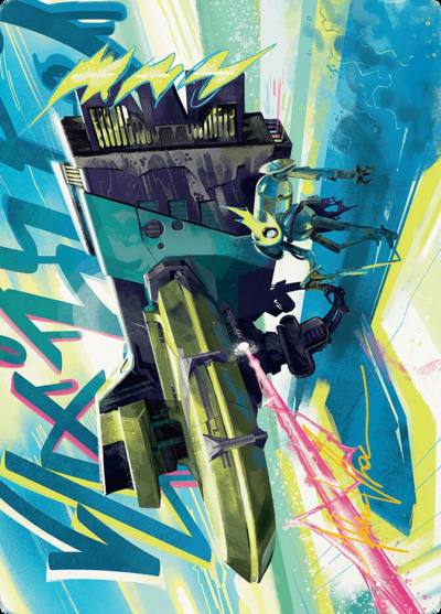Salvation Engine // Salvation Engine ADFT-36 Aetherdrift Art Series Magic card