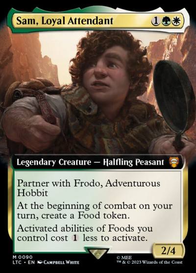 Sam, Loyal Attendant LTC-90 Tales of Middle-earth Commander Magic card