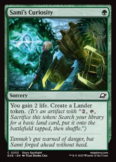 Sami's Curiosity EOE-203 Edge of Eternities Magic card