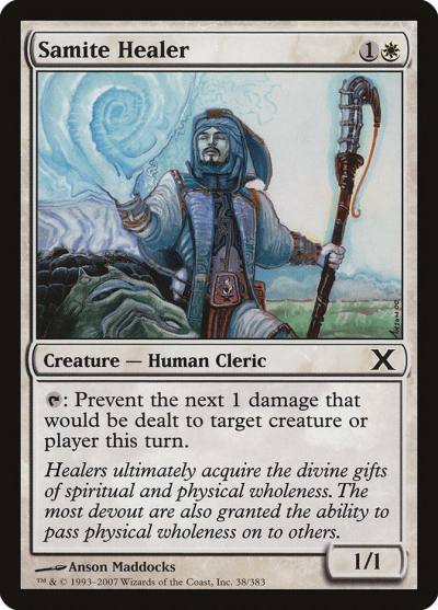Samite Healer 10E-38 Tenth Edition Magic card