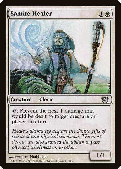 Samite Healer 8ED-41STAR Eighth Edition Magic card