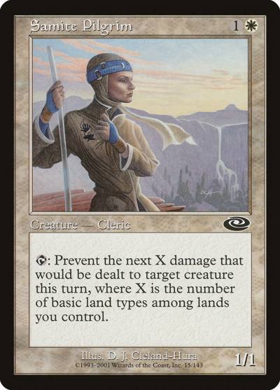 Samite Pilgrim PLS-15 Planeshift Magic card