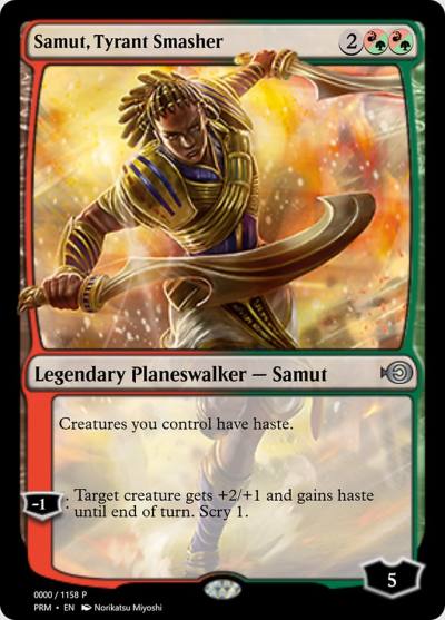 Samut, Tyrant Smasher PRM-72255 Magic Online Promos Magic card