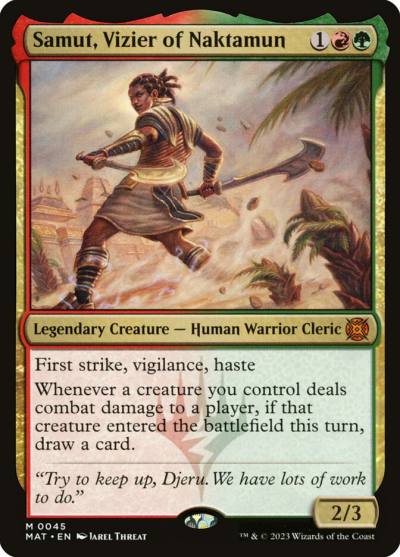 Samut, Vizier of Naktamun MAT-45 March of the Machine: The Aftermath Magic card