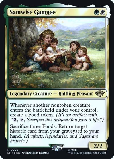 Samwise Gamgee PLTR-222S Tales of Middle-earth Promos Magic card