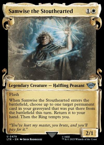 Samwise the Stouthearted LTR-479 The Lord of the Rings: Tales of Middle-earth Magic card