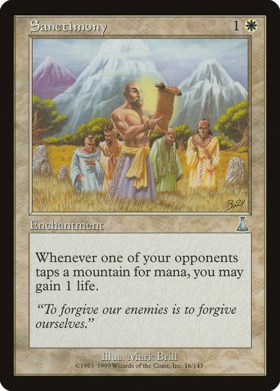 Sanctimony UDS-16 Urza's Destiny Magic card