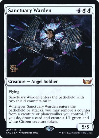 Sanctuary Warden PSNC-30S Streets of New Capenna Promos Magic card