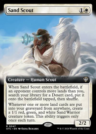 Sand Scout OTC-47 Outlaws of Thunder Junction Commander Magic card