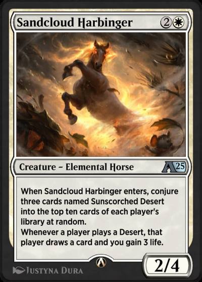 Sandcloud Harbinger YBLB-3 Alchemy: Bloomburrow Magic card