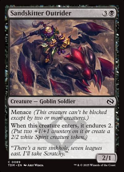 Sandskitter Outrider 89 Tarkir: Dragonstorm Magic card