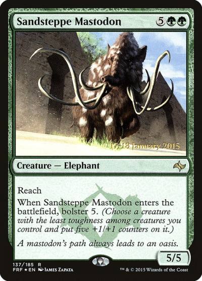 Sandsteppe Mastodon PFRF-137S Fate Reforged Promos Magic card