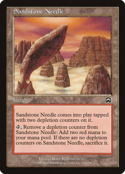 Sandstone Needle MMQ-326 Mercadian Masques Magic card