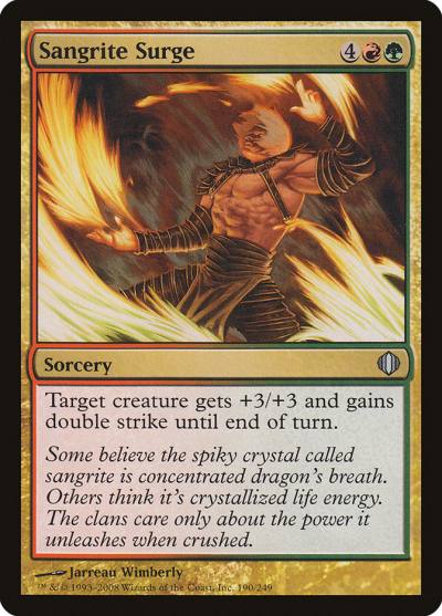 Sangrite Surge ALA-190 Shards of Alara Magic card