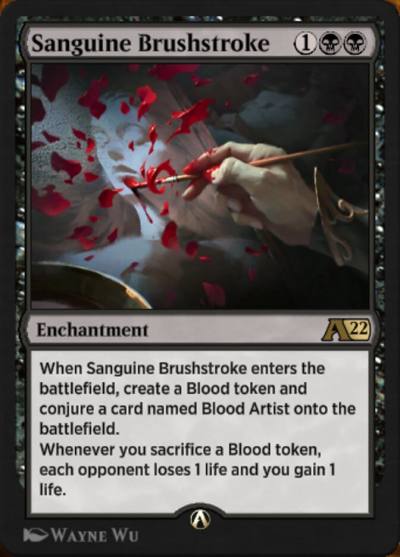 Sanguine Brushstroke YMID-32 Alchemy: Innistrad Magic card