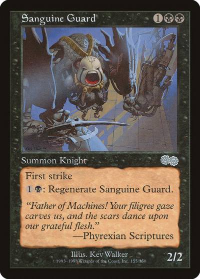 Sanguine Guard USG-155 Urza's Saga Magic card