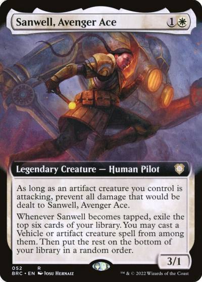 Sanwell, Avenger Ace BRC-52 The Brothers' War Commander Magic card