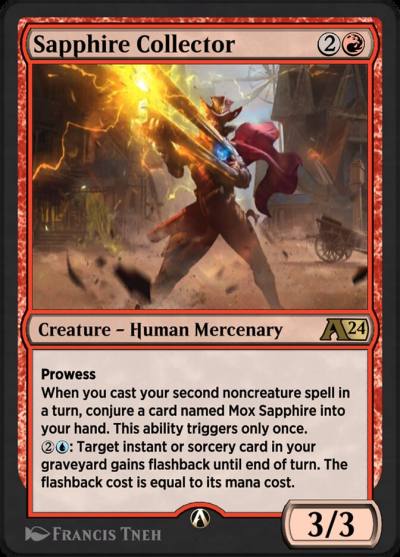 Sapphire Collector YOTJ-13 Alchemy: Outlaws of Thunder Junction Magic card