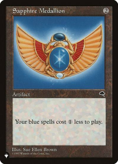 Sapphire Medallion PLST-TMP-306 The List Magic card