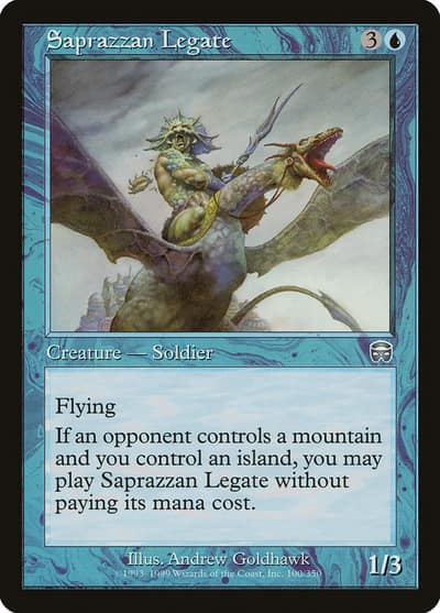 Saprazzan Legate 100 Mercadian Masques Magic card