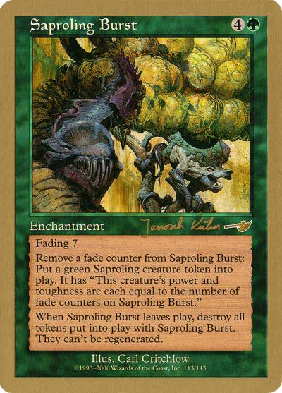 Saproling Burst WC00-JK113 World Championship Decks 2000 Magic card