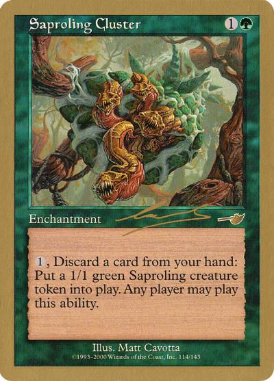 Saproling Cluster WC00-NL114 World Championship Decks 2000 Magic card