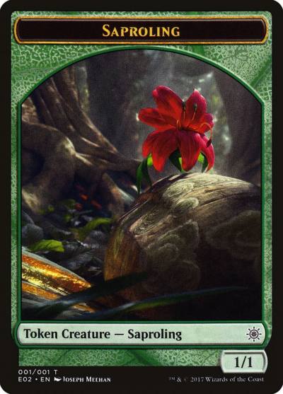 Saproling E02-T1 Explorers of Ixalan Magic card