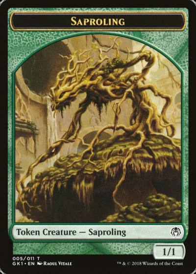 Saproling // Insect TGK1-5 GRN Guild Kit Tokens Magic card
